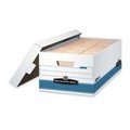 Fellowes Fellowes Mfg. Co. FEL00702 Stor-File Storage Boxes- W-Lid- Legal- 15in.x24in.x10in.- 12-CT- WE-BE FEL00702